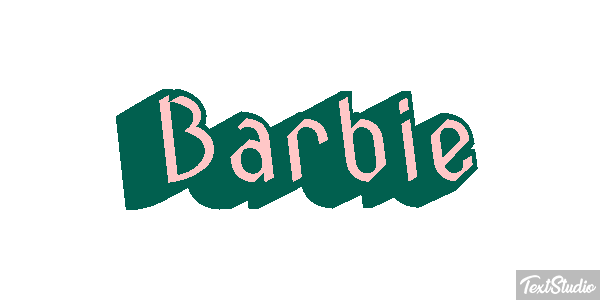 Barbie Text effect
