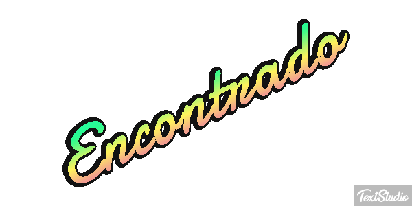 Encontrado Efeito do texto