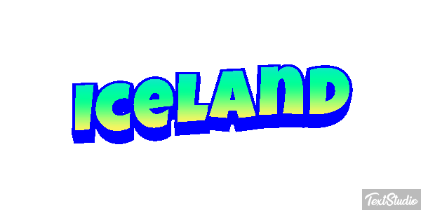 Iceland Text effect