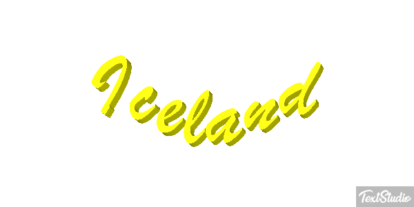 Iceland Text effect