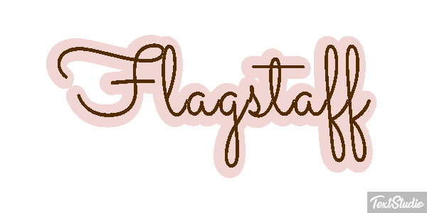 Flagstaff Effetto testo