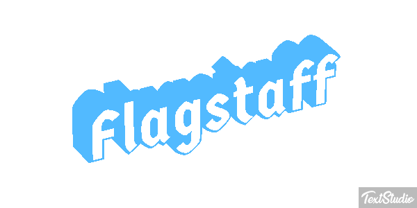 Flagstaff Effetto testo