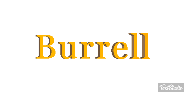 Burrell Text effect