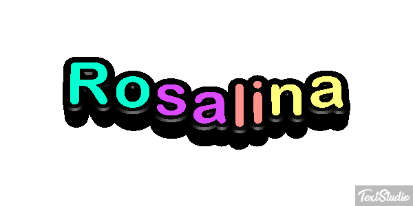 Rosalina Effetto testo