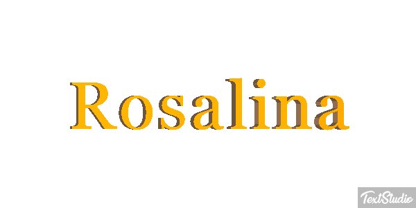 Rosalina Effetto testo