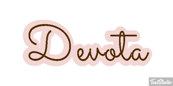 Devota Efeito do texto