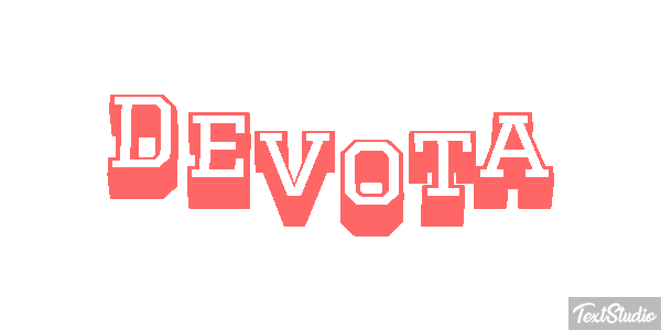 Devota Efeito do texto