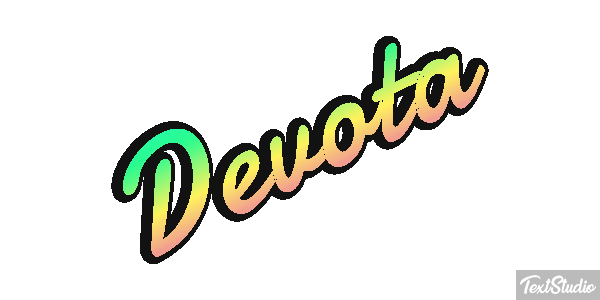 Devota Efeito do texto