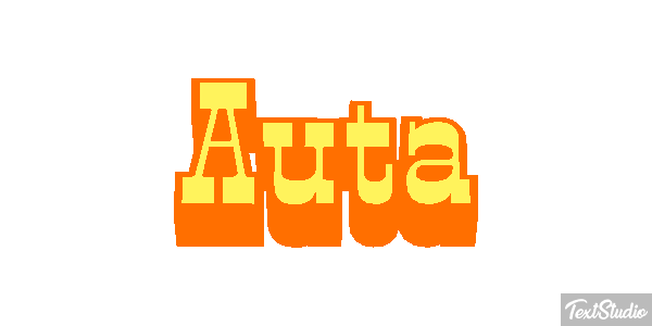 Auta Текстовый эффект