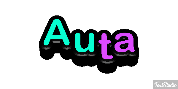 Auta Текстовый эффект