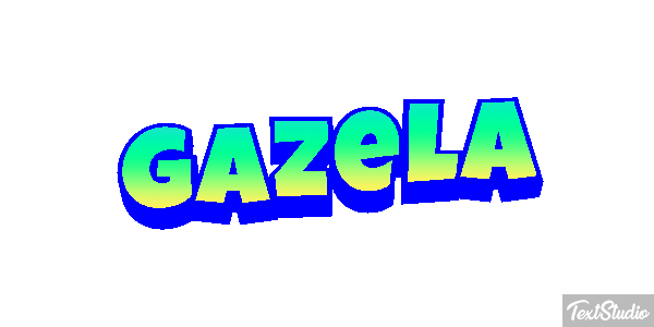 Gazela Efeito do texto