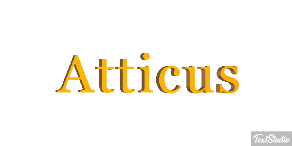 Atticus Text effect