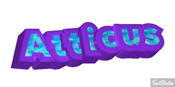 Atticus Text effect