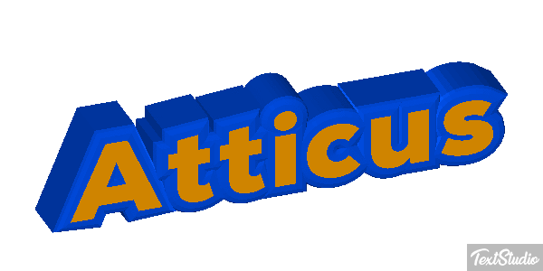Atticus Text effect