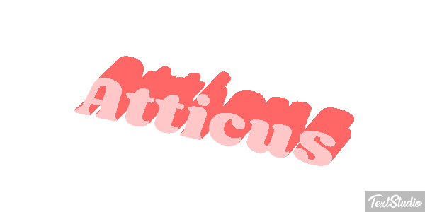 Atticus Text effect