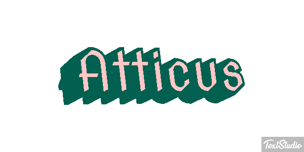 Atticus Text effect