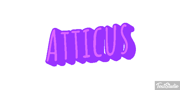 Atticus Text effect