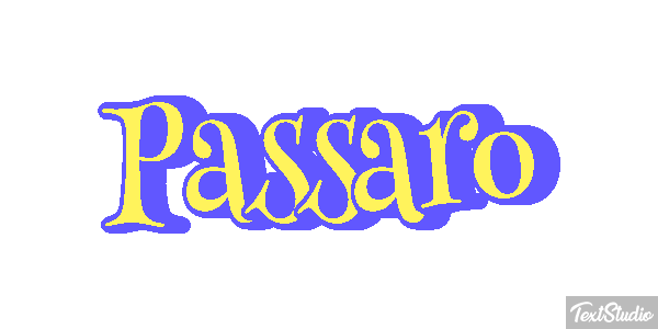 Pássaro Texteffekt