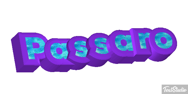 Pássaro Texteffekt