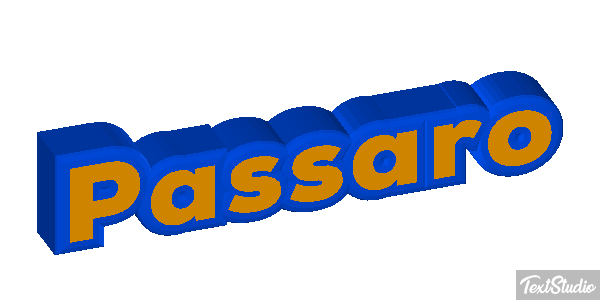 Pássaro Texteffekt