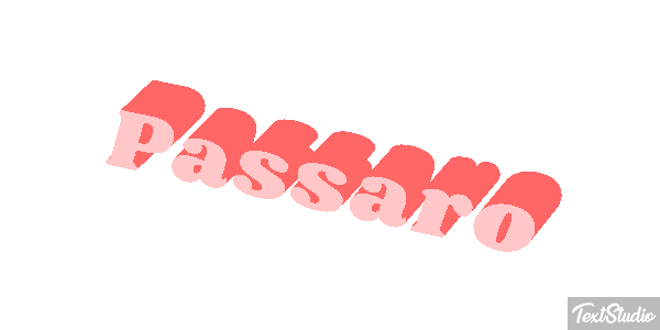 Pássaro Texteffekt