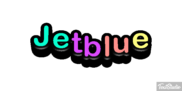 Jetblue Text effect