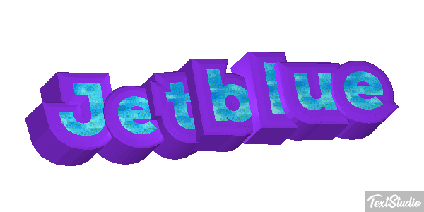 Jetblue Text effect