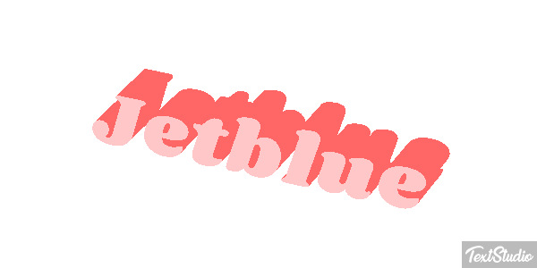 Jetblue Text effect