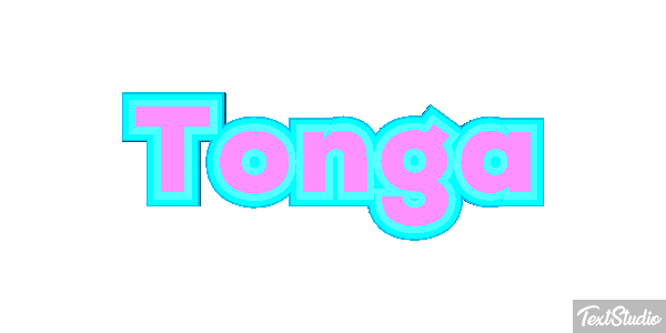 Tonga Text effect