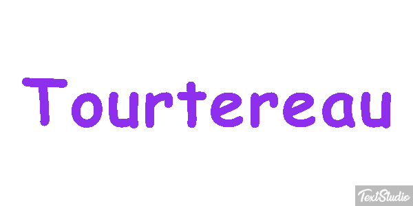 Tourtereau Effet de texte
