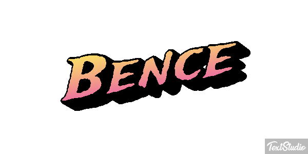 Bence Text effect
