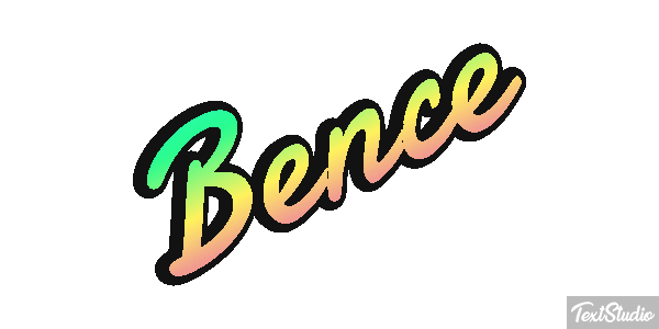 Bence Text effect
