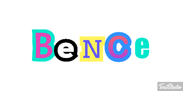 Bence Text effect