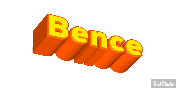 Bence Text effect