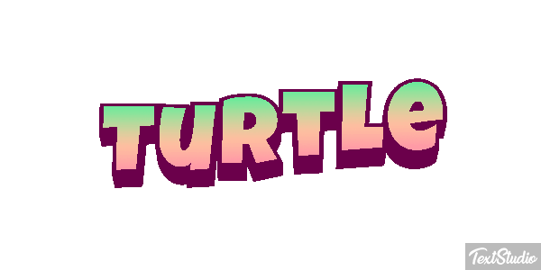 Turtle Efekt tekstowy