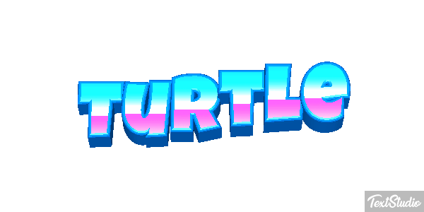 Turtle Efekt tekstowy