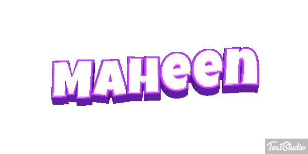Maheen Efecto de texto