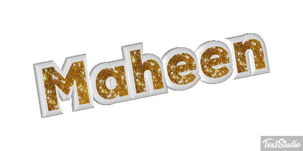 Maheen Efecto de texto