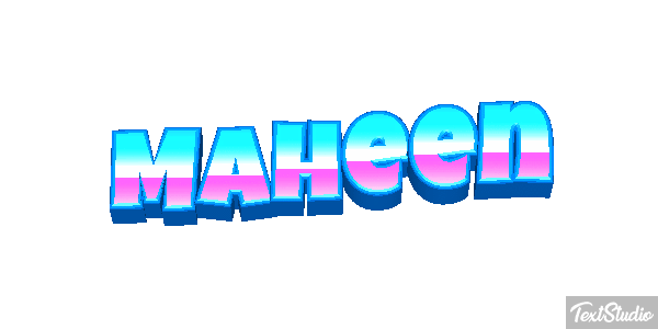 Maheen Efecto de texto