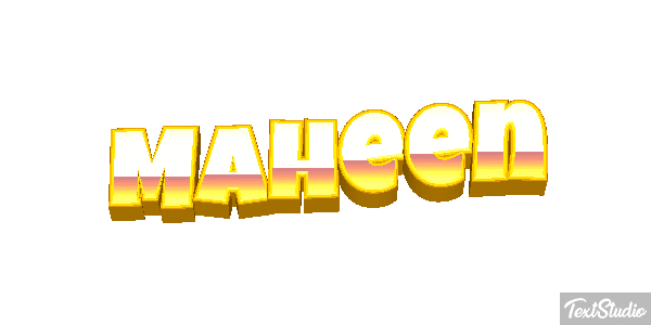 Maheen Efecto de texto