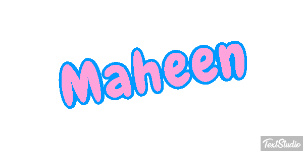 Maheen Efecto de texto