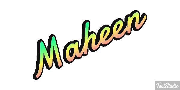 Maheen Efecto de texto