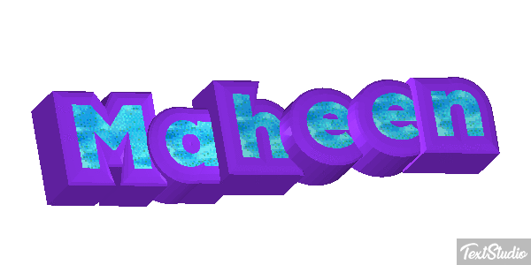 Maheen Efecto de texto