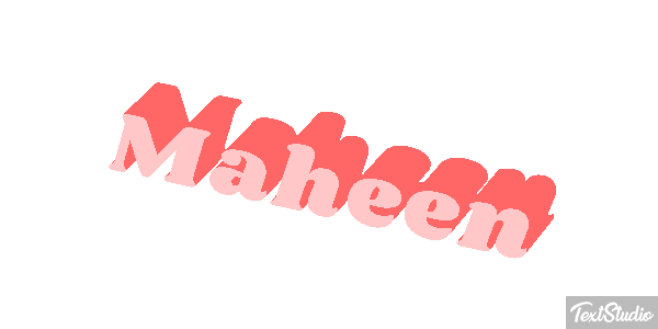 Maheen Efecto de texto