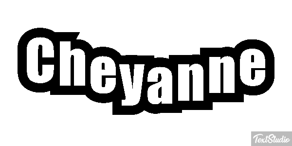 Cheyanne Effetto testo