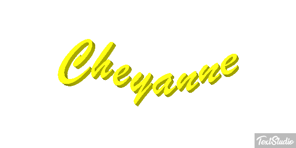 Cheyanne Effetto testo