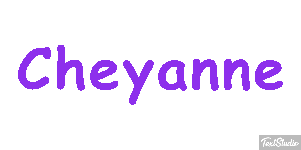 Cheyanne Effetto testo