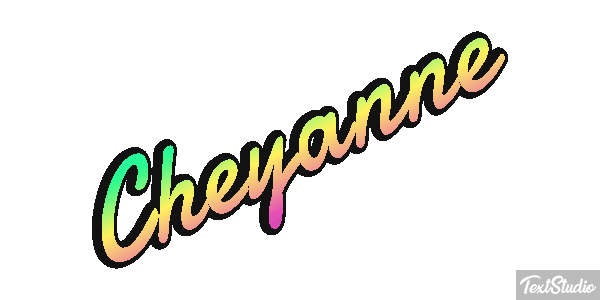 Cheyanne Effetto testo