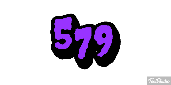 579 Effet de texte
