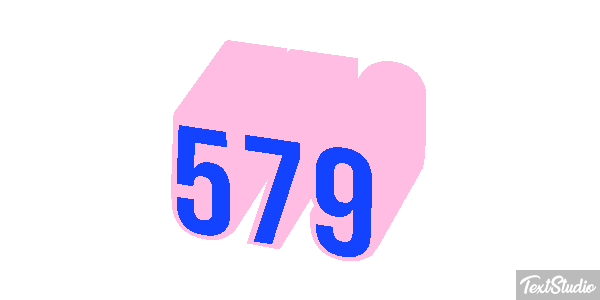 579 Effet de texte
